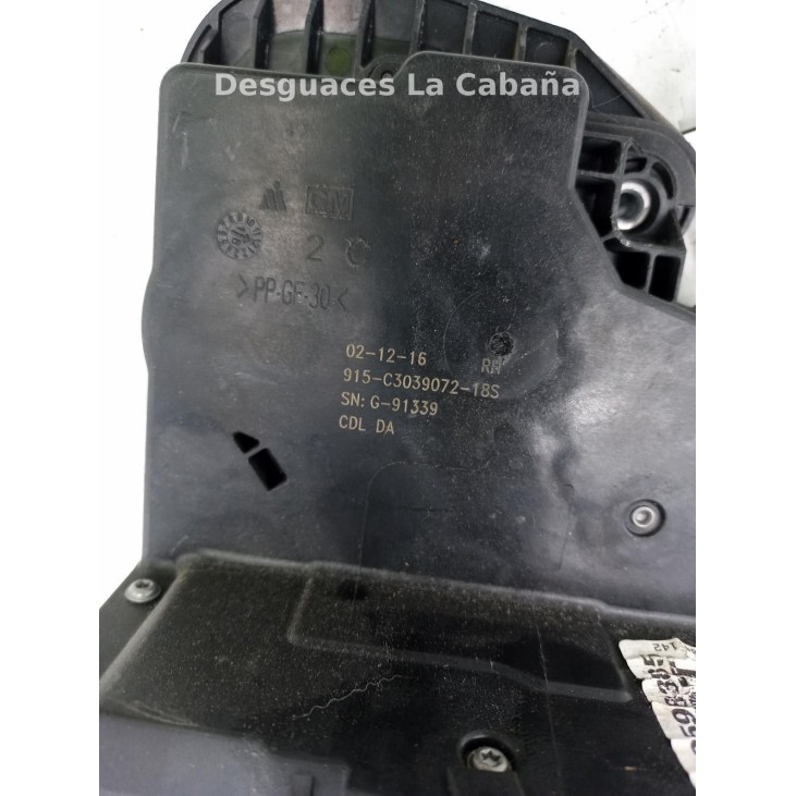 CERRADURA PUERTA LAT TRA DER OPEL ASTRA K (B16) |Desguaces La Cabaña