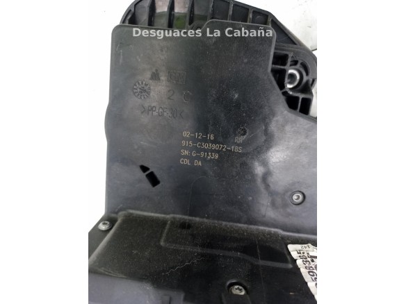 CERRADURA PUERTA LAT TRA DER OPEL ASTRA K (B16) |Desguaces La Cabaña
