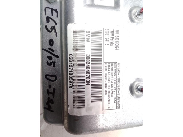 SinValor AIRBAG PUERTA LAT DEL IZQ BMW 7 (E65, E66, E67) |Desguaces La Cabaña