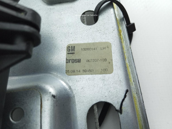 ELEVALUNAS PUERTA LAT TRA DER OPEL ZAFIRA TOURER C (P12) |Desguaces La Cabaña