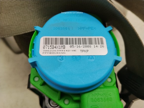 8K1857706AJTPT CINTURON DEL DER AUDI A4 (8K2, B8)|Desguaces La Cabaña