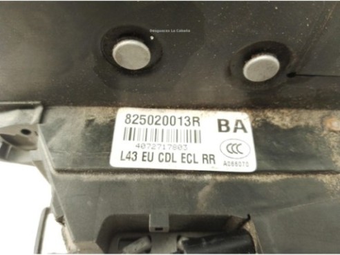 825020013R CERRADURA PUERTA LAT TRA DER RENAULT LATITUDE (L70_)|Desguaces La Cabaña