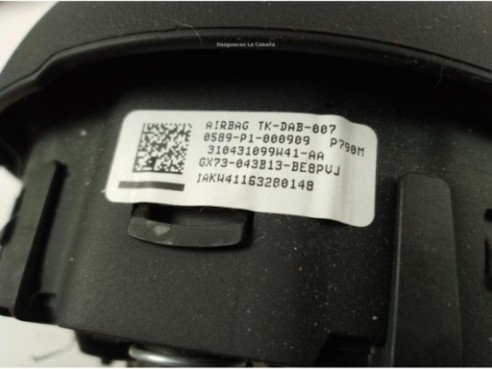 GX73043B13BE KIT AIRBAGS + SALPICADERO + CINTURONES O ANCLAJE + CENTRALIT JAGUAR F-PACE (X761)|Desguaces La Cabaña
