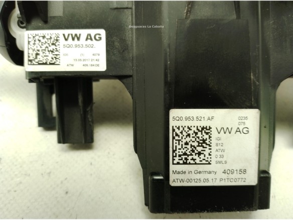 5Q0953521AF MANDO COMPLETO VW PASSAT (3G2)|Desguaces La Cabaña
