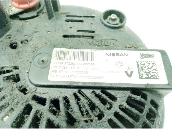 231001423R ALTERNADOR RENAULT TRAFIC III Furgón (FG_)|Desguaces La Cabaña