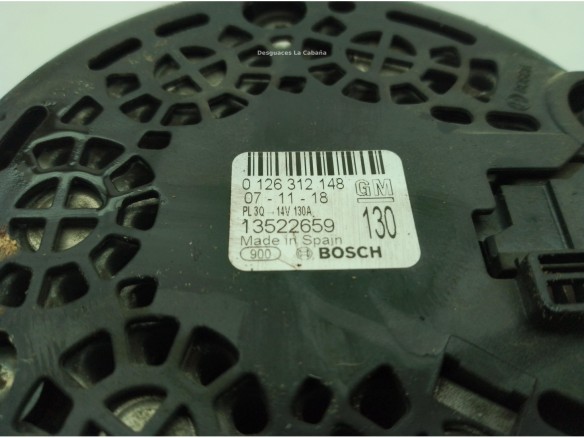 13522659 ALTERNADOR OPEL ASTRA K Sports Tourer (B16)|Desguaces La Cabaña