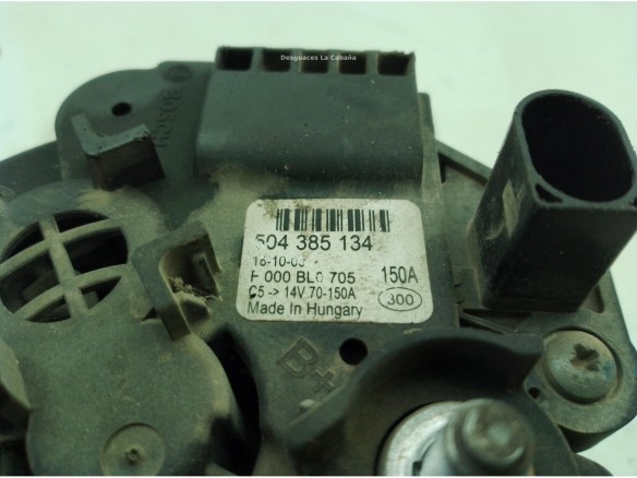 504385134 ALTERNADOR FIAT DUCATO Furgón (250_, 290_)|Desguaces La Cabaña
