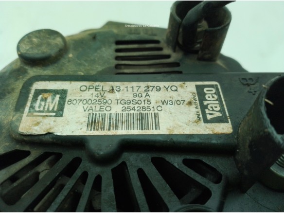 13117279YQ ALTERNADOR OPEL MERIVA A Limusina (X03)|Desguaces La Cabaña