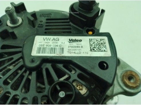05E903C26C ALTERNADOR SKODA FABIA III (NJ3)|Desguaces La Cabaña