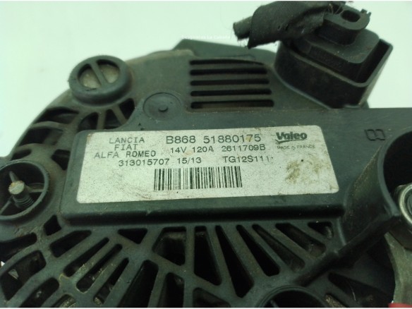 0000051984057 ALTERNADOR ALFA ROMEO MITO (955_)|Desguaces La Cabaña