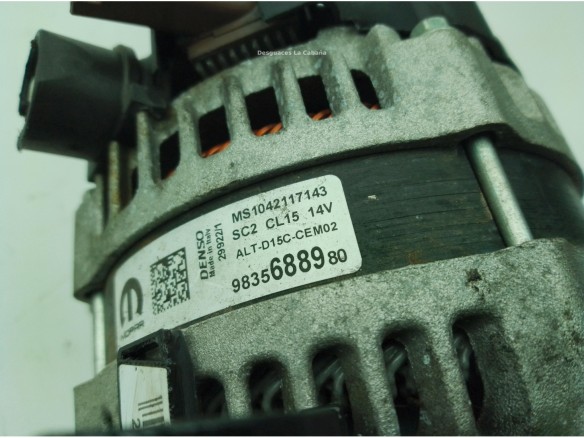9835688980 ALTERNADOR CITROEN C4 III (BA_, BB_, BC_)|Desguaces La Cabaña