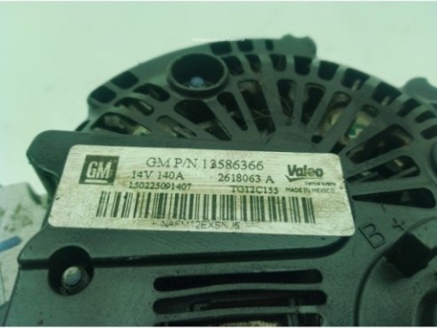 13586366 ALTERNADOR OPEL ASTRA J (P10)|Desguaces La Cabaña