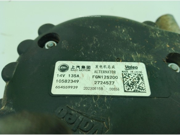 2724577 ALTERNADOR MG MG ZS Todo terreno, cerrada|Desguaces La Cabaña