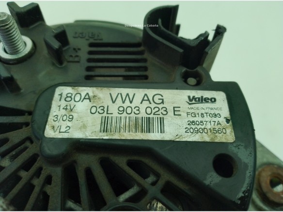 03L903023E ALTERNADOR VW PASSAT (3C2)|Desguaces La Cabaña