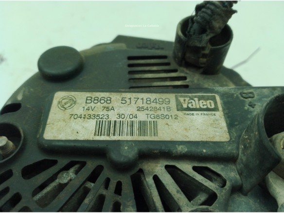 0000052003513 ALTERNADOR LANCIA YPSILON (843_)|Desguaces La Cabaña