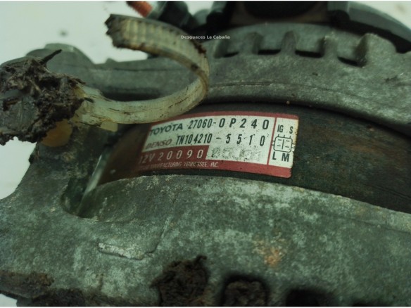  ALTERNADOR TOYOTA SIENNA (_L3_)|Desguaces La Cabaña