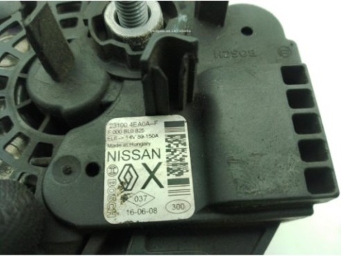 231004EA0AF ALTERNADOR NISSAN QASHQAI II Todo terreno, cerrada (J11, J11_)|Desguaces La Cabaña