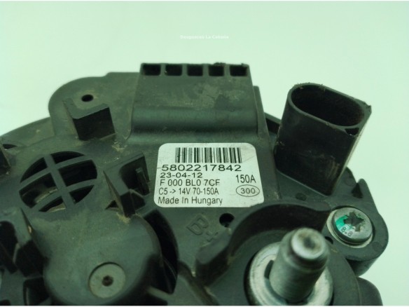 5802217842 ALTERNADOR IVECO DAILY VI Furgón|Desguaces La Cabaña
