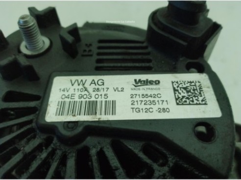 04E903015 ALTERNADOR SEAT IBIZA V (KJ1)|Desguaces La Cabaña