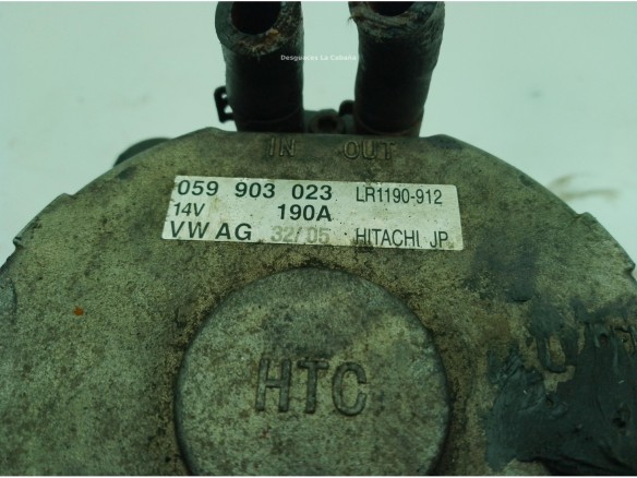 059903015RX ALTERNADOR VW TOUAREG (7LA, 7L6, 7L7)|Desguaces La Cabaña