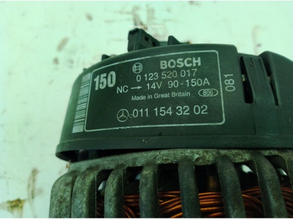 0123520017 ALTERNADOR MERCEDES BENZ CLASE S (W220)|Desguaces La Cabaña