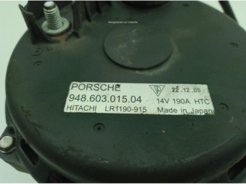 94860301505 ALTERNADOR PORSCHE CAYENNE (9PA)|Desguaces La Cabaña