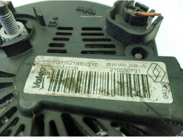 231000026R ALTERNADOR RENAULT SCENIC III (JZ0/1_)|Desguaces La Cabaña