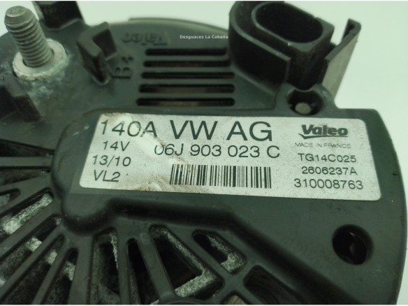 06J903023C ALTERNADOR VW TIGUAN (5N_)|Desguaces La Cabaña