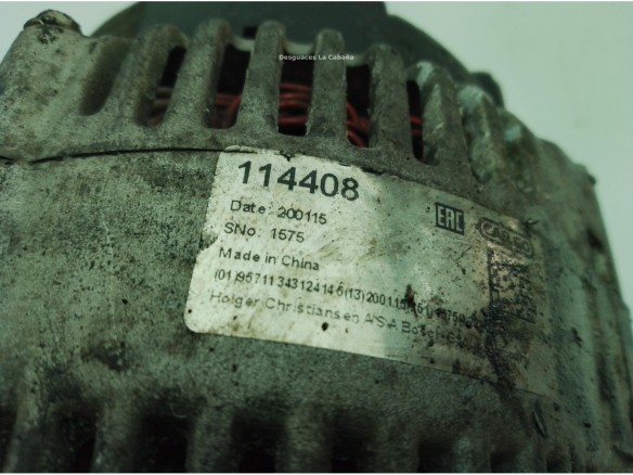  114408 ALTERNADOR AUDI Q7 (4LB)|Desguaces La Cabaña