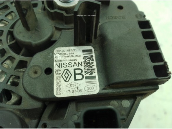 231005113R ALTERNADOR RENAULT TALISMAN (L2M_)|Desguaces La Cabaña