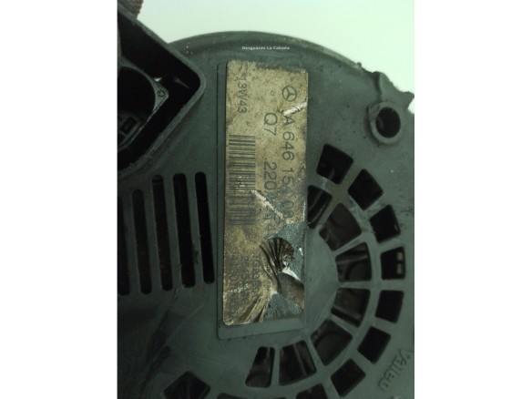 A6461540802 ALTERNADOR MERCEDES BENZ SPRINTER 3,5-t Caja/Chasis (906)|Desguaces La Cabaña