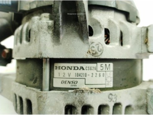 1042102260 ALTERNADOR HONDA ACCORD VIII (CU)|Desguaces La Cabaña