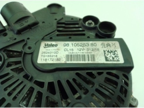 9810525380 ALTERNADOR CITROEN BERLINGO Furgón (B9)|Desguaces La Cabaña
