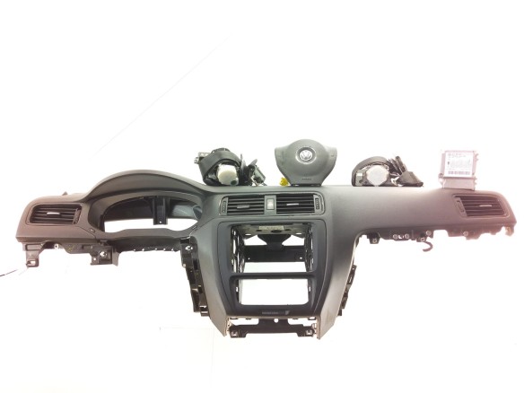 1KM880201B KIT AIRBAGS + SALPICADERO + CINTURONES O ANCLAJE + CENTRALIT VW JETTA IV (162, 163)|Desguaces La Cabaña