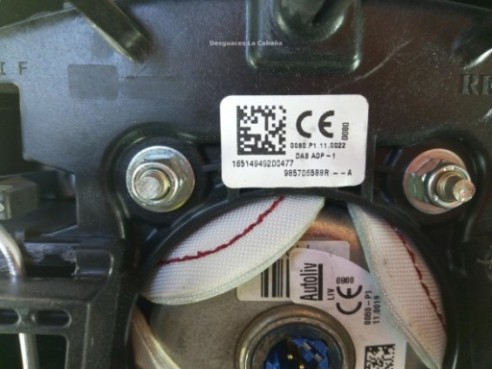 985706588R KIT AIRBAGS + SALPICADERO + CINTURONES O ANCLAJE + CENTRALIT RENAULT CAPTUR (J5_, H5_)|Desguaces La Cabaña