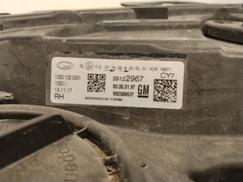 39210098, 39122967 FARO DERECHO OPEL INSIGNIA B Grand Sport (Z18)|Desguaces La Cabaña