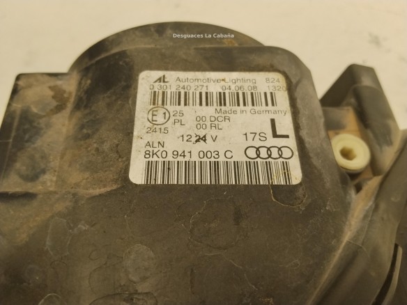 8K0941029BJ FARO IZQUIERDO AUDI A4 (8K2, B8)|Desguaces La Cabaña