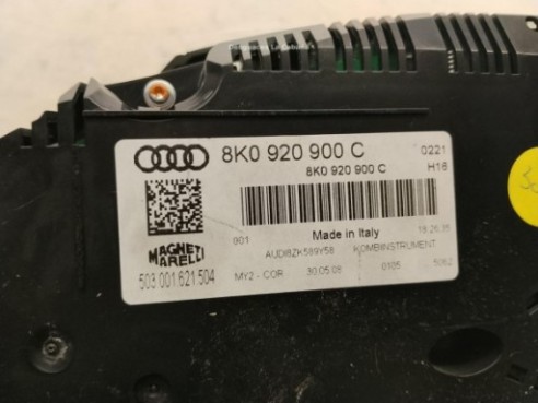 8K0920900D CUADRO INSTRUMENTOS AUDI A4 (8K2, B8)|Desguaces La Cabaña