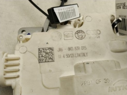 8K0839015 CERRADURA PUERTA LAT TRA IZQ AUDI A4 (8K2, B8)|Desguaces La Cabaña
