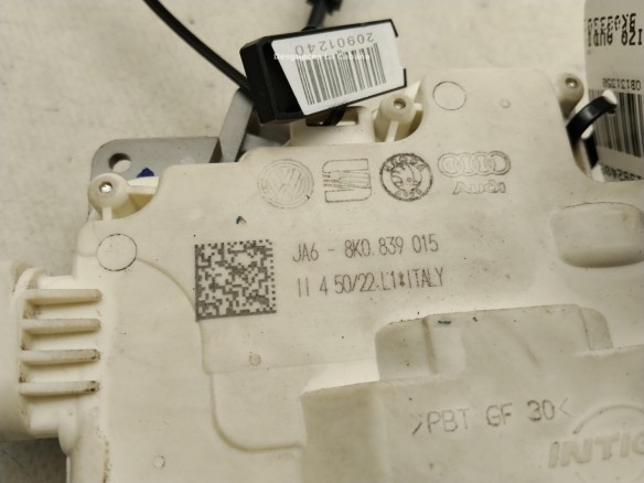 8K0839015 CERRADURA PUERTA LAT TRA IZQ AUDI A4 (8K2, B8)|Desguaces La Cabaña