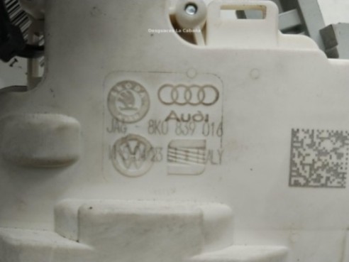 8K0839016 CERRADURA PUERTA LAT TRA DER AUDI A4 (8K2, B8)|Desguaces La Cabaña