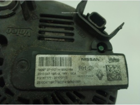 231009392R, 231004719R ALTERNADOR DACIA SANDERO II|Desguaces La Cabaña