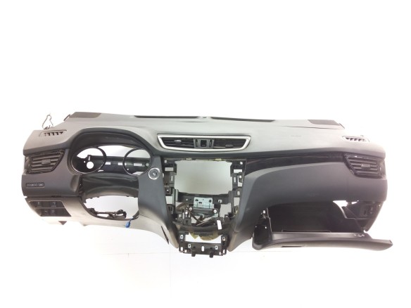 985104EA1A KIT AIRBAGS + SALPICADERO + CINTURONES O ANCLAJE + CENTRALIT NISSAN QASHQAI II Todo terreno, cerrada (J11, J11_)|Desguaces La Cabaña