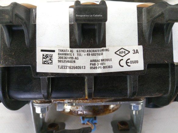 985702851R KIT AIRBAGS + SALPICADERO + CINTURONES O ANCLAJE + CENTRALIT RENAULT ESPACE V (JR_)|Desguaces La Cabaña
