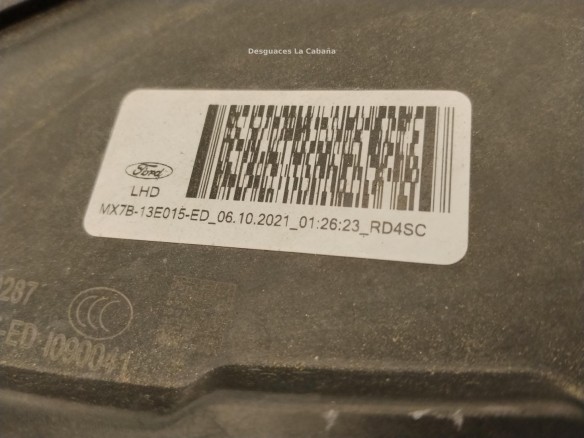 MX7B13E015ED FARO IZQUIERDO FORD FOCUS IV (HN)|Desguaces La Cabaña