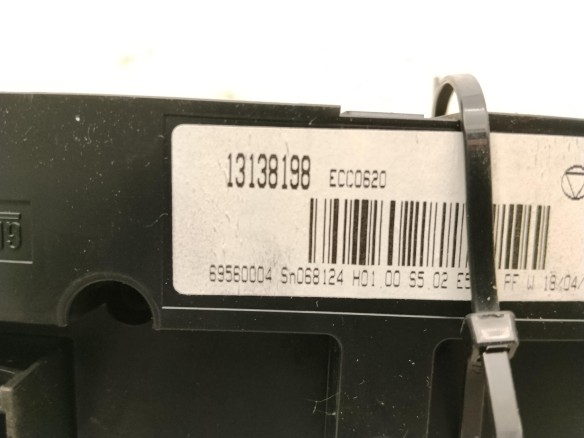 13138196 MANDO CLIMA OPEL VECTRA C GTS (Z02)|Desguaces La Cabaña