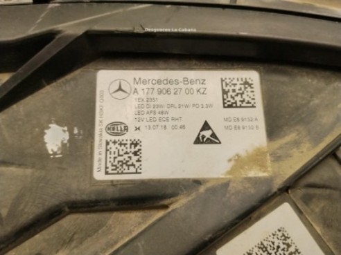 A1779062700KZ FARO IZQUIERDO MERCEDES BENZ CLASE A (W177)|Desguaces La Cabaña