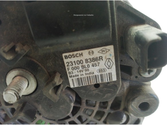 8200660044, 231008386R ALTERNADOR DACIA SANDERO II|Desguaces La Cabaña