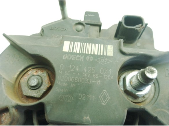 8200360480, 8200660033B ALTERNADOR RENAULT CLIO IV (BH_)|Desguaces La Cabaña