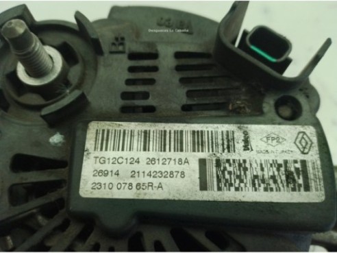 231008918R, 231007865R, 2612718A ALTERNADOR RENAULT CLIO IV (BH_)|Desguaces La Cabaña